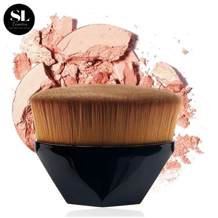 Pincel Mágico Hexagonal Maquiagem Base  Flawless Brush