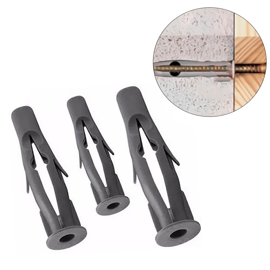 Kit Jogo Bucha De Fixação Para Tijolo Furado 10mm Com 250 Peças Pacote Fechado Multiuso Construção em Oferta na Shopee