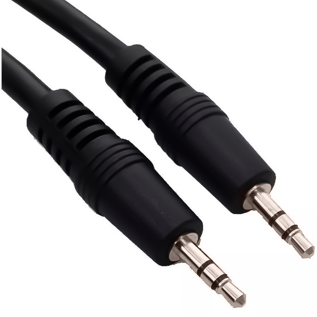 Cabo Auxiliar de Áudio Estéreo P2 X P2 Para Smartphones, Tabletes, Laptops1,5 Metros - Audio