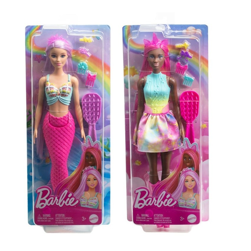 Boneca Barbie Cabelo Longo Dos Sonhos Com Acessórios Mattel - Mom & Baby
