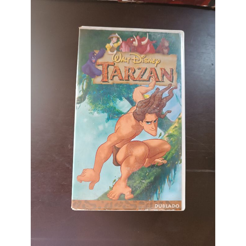 Fita VHS Antiga Tarzan Disney Colecionável ver Descrição