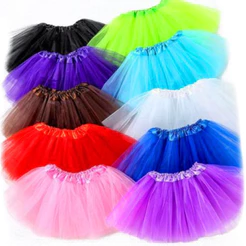 Saia Tutu Tule Infantil Carnaval Halloween Coloridas Festas
