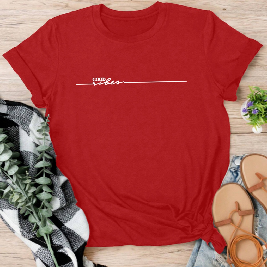 Camiseta Vermelha Plus Size Feminina Estilo Blogueira Shopping Academia Blusa Confortavel Oversized