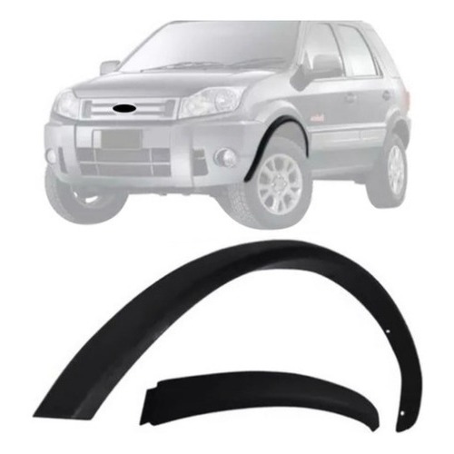 MOLDURA PARALAMA ECOSPORT 2003/2012 DIANTEIRO CONJUNTO DIREITO