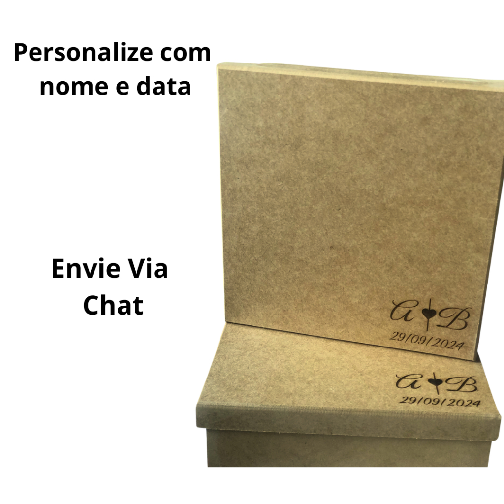 kit 05 caixa convite padrinhos iniciais e data casamento personalizada 15x15x07 cm embalagem para presente personalizada convite padrinho madrinha aniversário mini vinho espumante vela