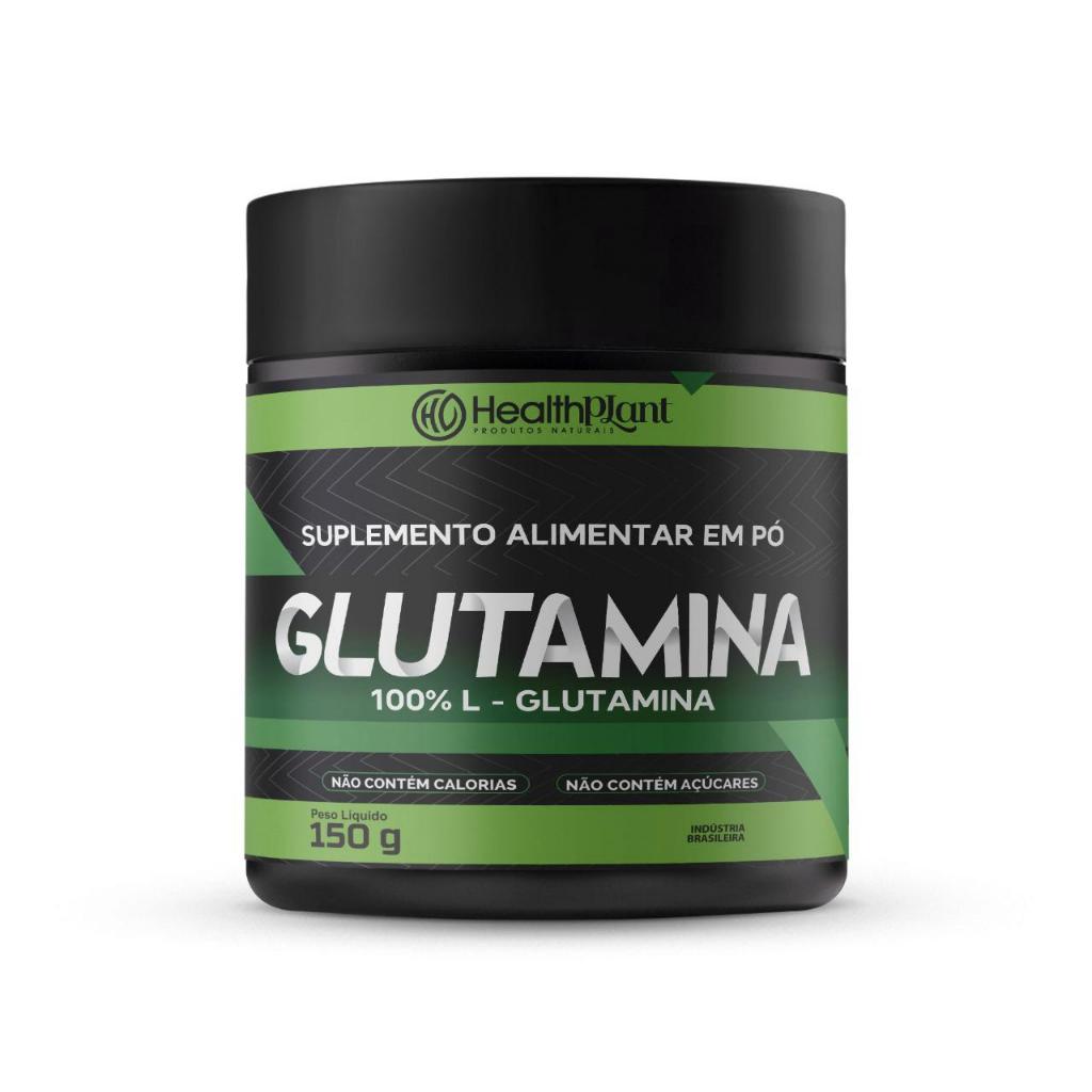 Glutamina L-Glutamina em pó 150g HealtPlant