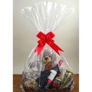 50 sacos celofane transparente e decorado para festa embalagem em Oferta na Shopee