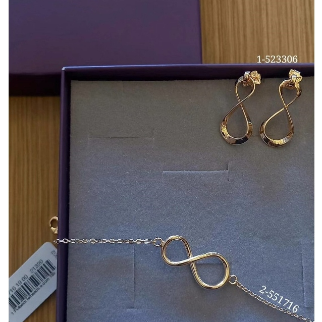 Peças da romanel, Brinco e pulseira banhada a ouro 18k peças originas da romanel. PEÇAS VENDIDAS SEPARADAS!!!