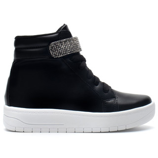 Tênis Infantil Menina Fashion Casual Cano Alto Tira Strass Moda em Oferta na Shopee
