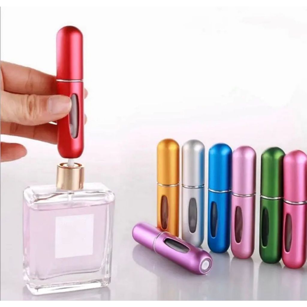 Mini Frasco de Perfume Recarregável - Spray 5ml - Portátil - Porta Perfume