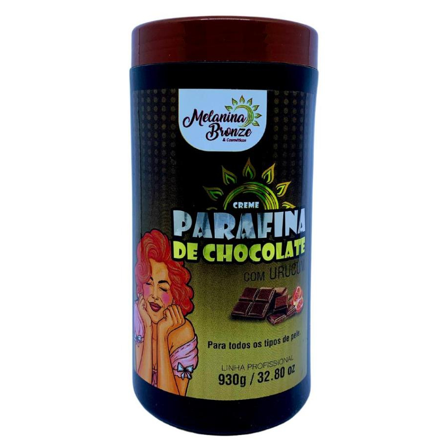 Creme Parafina Chocolate com Urucum 930g Melanina bronze