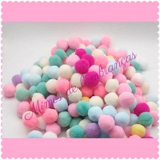 200 Mini Pompom 10mm - Candy Color
