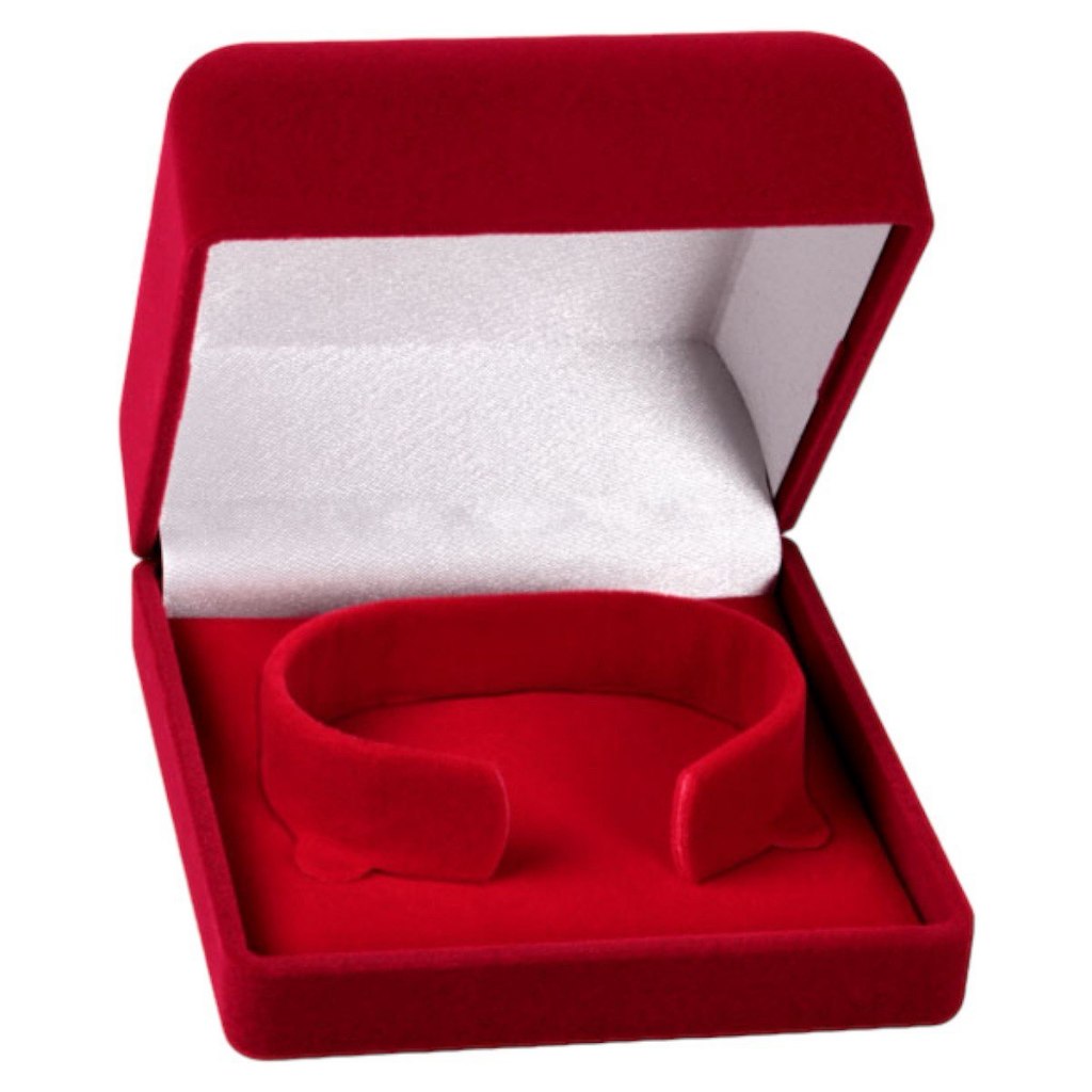 Estojo caixinha veludo Bracelete Relogio Pulseira
