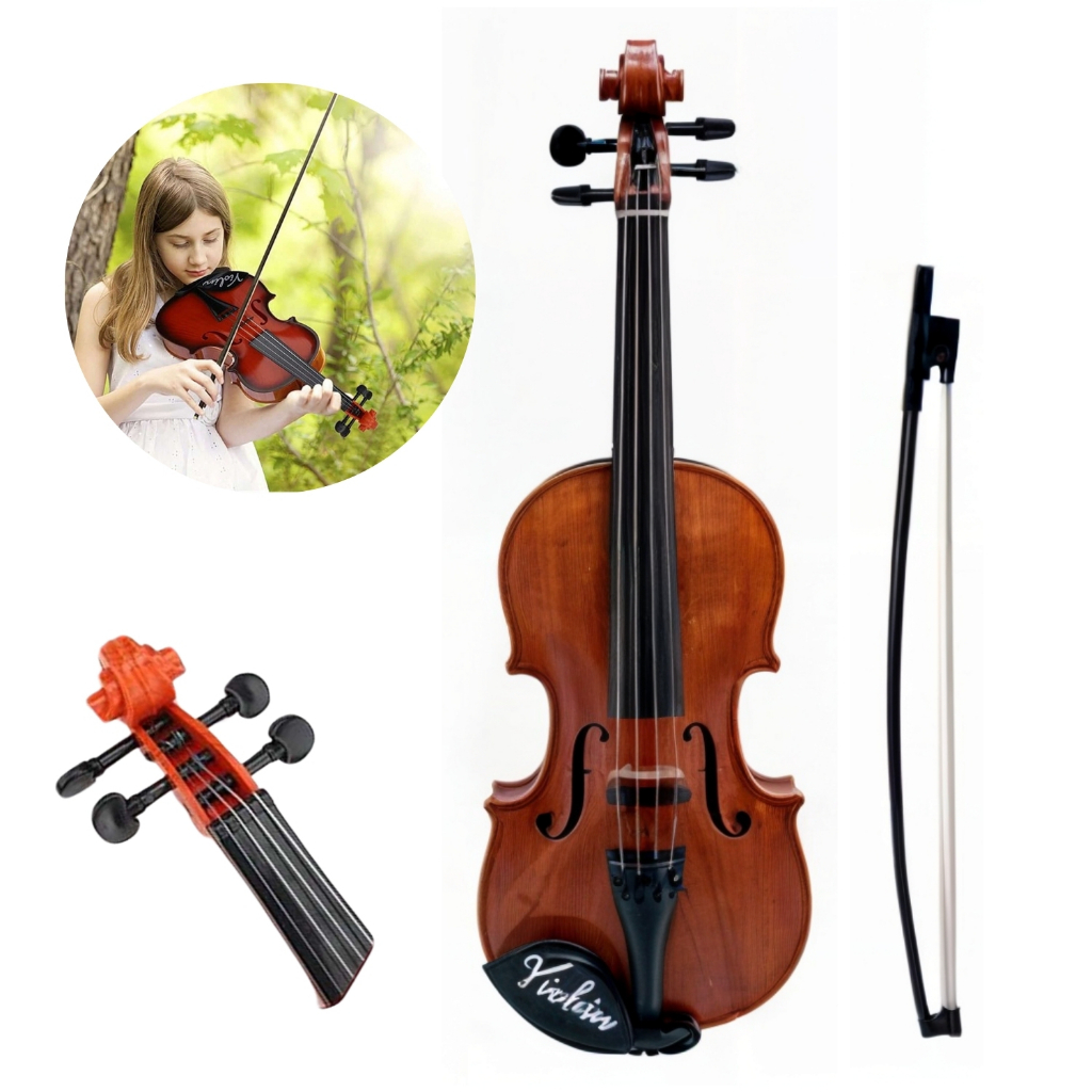 Mini Violino Infantil Criança Música Brinquedo Instrumento Menino Menina