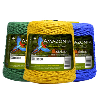 Barbante Amazônia Fio N°6 400 Metros / 400 Gramas - São João em Oferta na Shopee