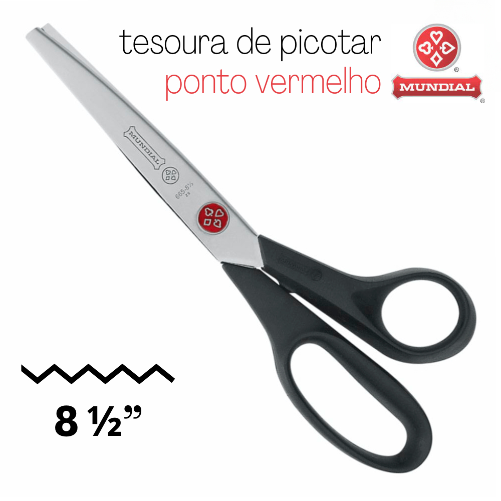 Tesoura de Picotar Zig Zag Mundial: Onde Comprar | BuscaProdutos