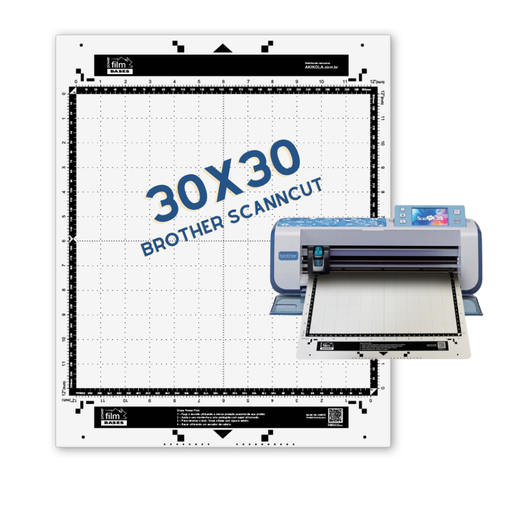 Esteira de Corte 30x30 Para Brother ScanNCut - Espessura Original com Corte Preciso - Com Cola
