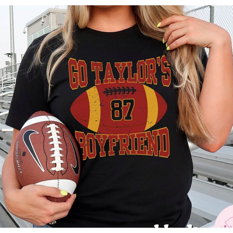 Camiseta Algodão Unissex Go Taylor's Boyfriend Tshirt Taylor Swift Super Bowl