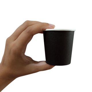 Copo De Papel Preto 80 ml - 200 Unidades em Oferta na Shopee