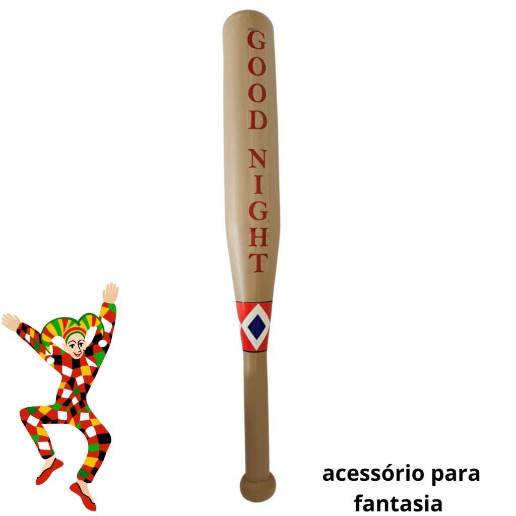 Taco Bastão Arlequina Fantasia Esquadrão Suicida Baseball