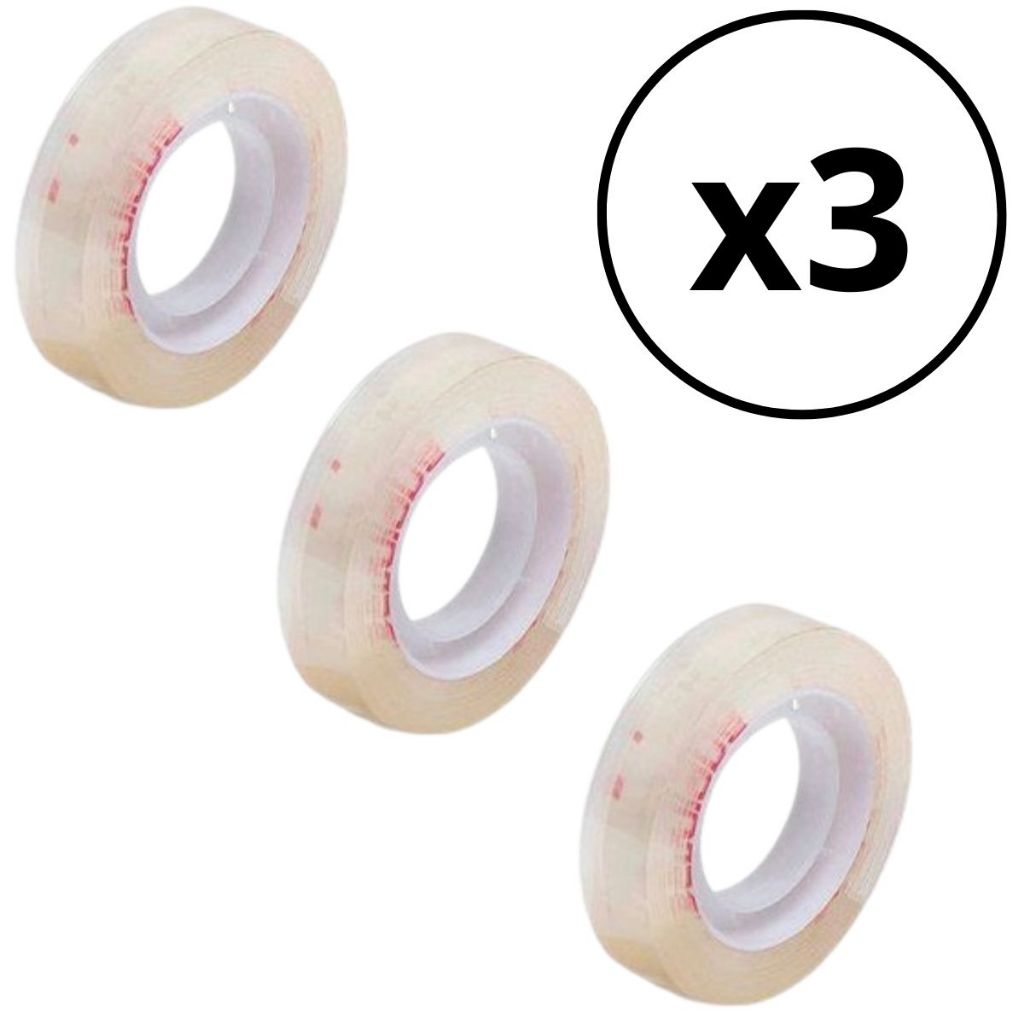 Fita Adesiva Transparente 12mmx30m  Adelbras em Oferta na Shopee