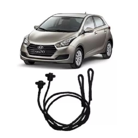 Par de Cordão do Bagagito da Tampa do Porta-malas do Hyundai HB20 e i30 - Equipe Multivendas