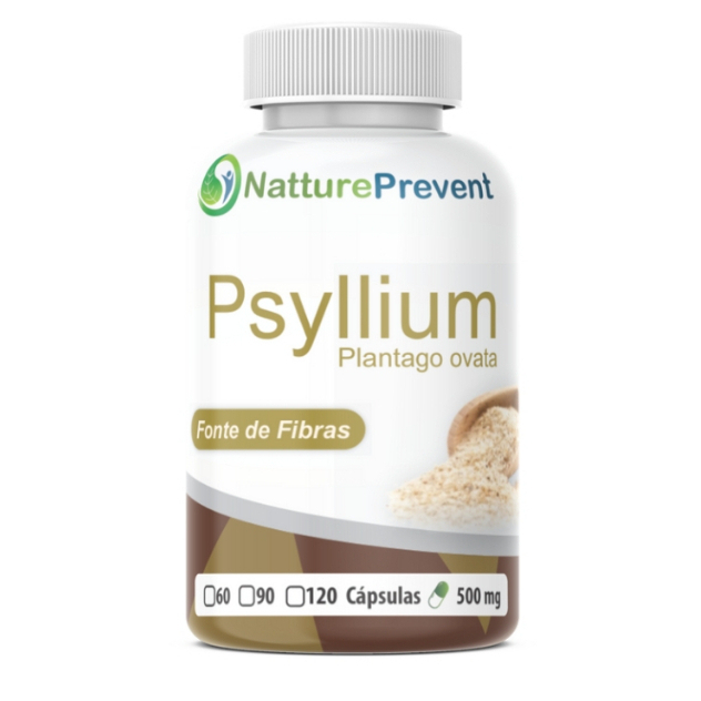 Psyllium 500mg 60 / 90 / 120 Cápsulas - Suplemento Alimentar  - BIONATIVE em Oferta na Shopee