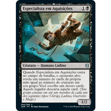 Especialista em Aquisições - Magic The Gathering