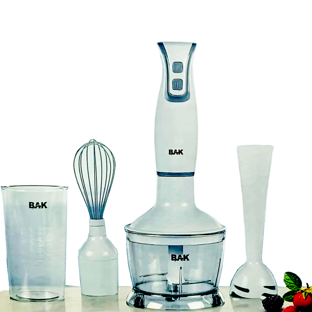 Mixer Bak 3 em 1 Black in White 250W de Potência 110V Processador Portatil  Misturador Liq...