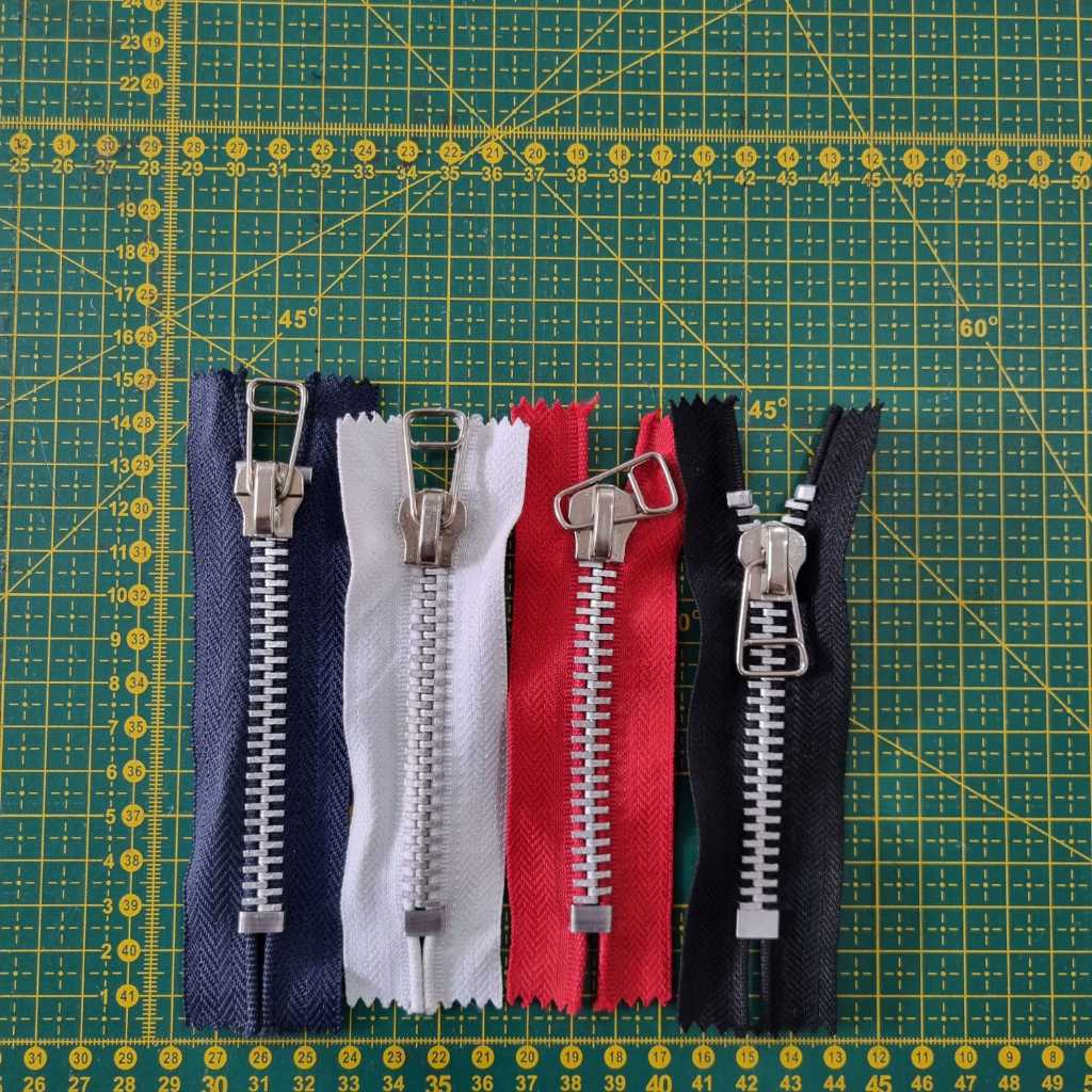 Kit 4 unidades de Ziper Metalico Tratorado/jacaré De 10cm - Nº10