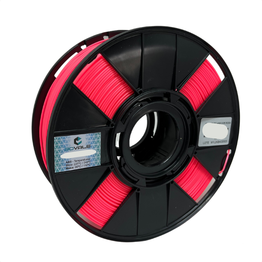 1kg De Filamento ABS de 1,75mm para Impressora 3D Rosa Neon