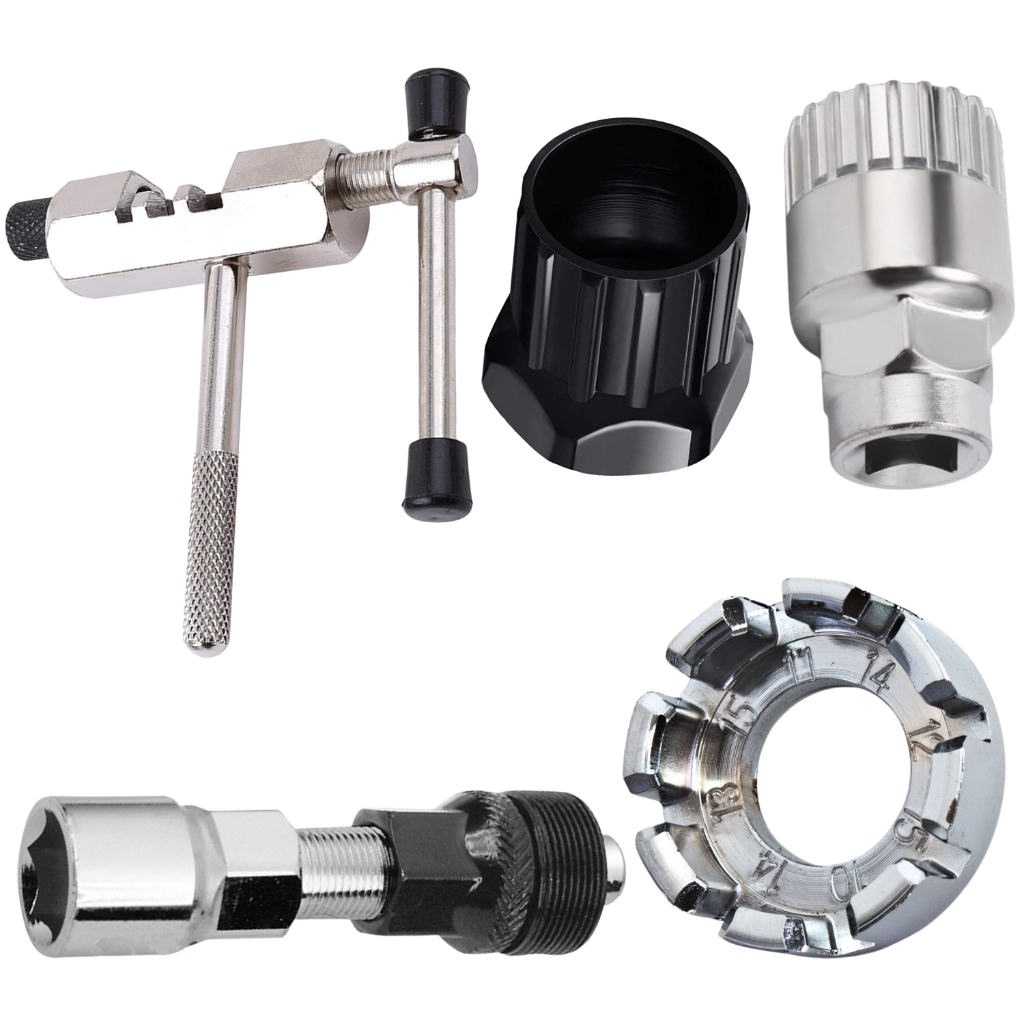 Kit Ferramentas Chaves De Reparação Reparo Bike Extrator Pedivela Movimento Central Roda Livre Saca Tira Pino Corrente em Oferta na Shopee