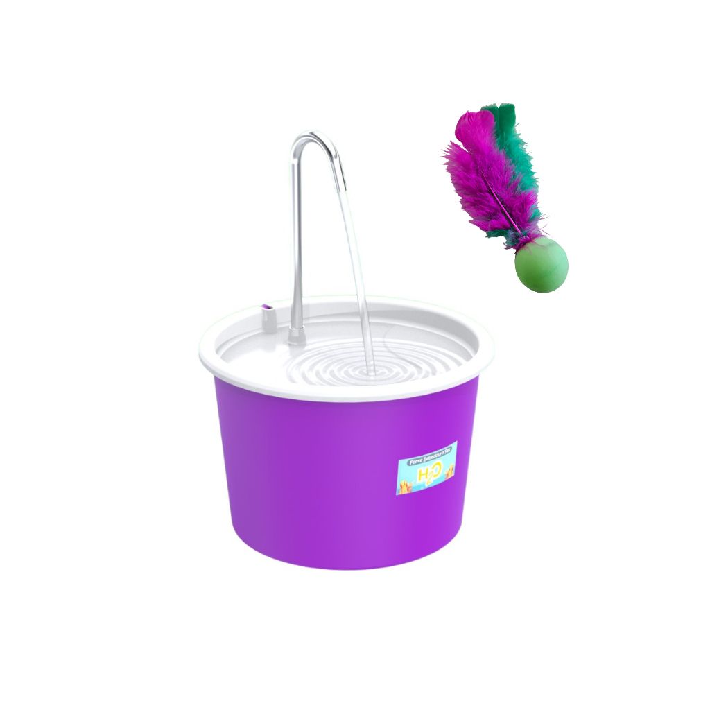 Fonte para Gatos com Bola Ping Pong Pluma