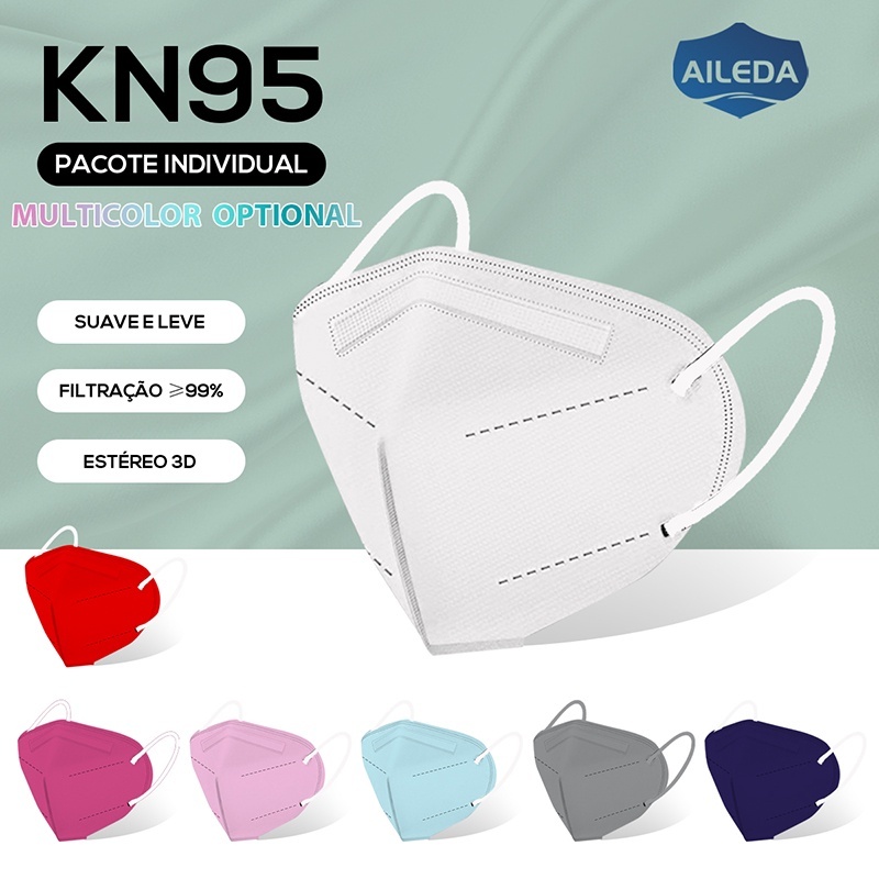 KN95 kit Máscara Descartável  Aileda  ADULTO em Oferta na Shopee