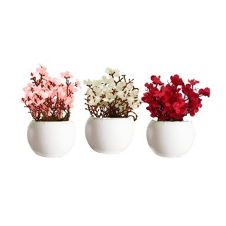 Kit Vasos Decorativos Vasinhos Com Plantas Artificiais em Oferta na Shopee