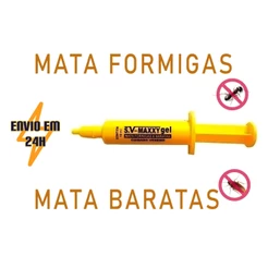 S.V-Maxxy Gel 2 em 1 Formigas e Baratas 10ml Veneno para Formiga Veneno para Barata Mata Formiga
