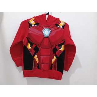 Blusa de moletom com capuz Marvel Homem de Ferro e Capitão América - Fakini