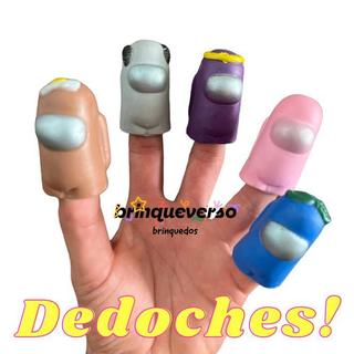 Coleção Amung Us. 5 UN Dedoches Amung Us Sem Repetição de Personagens. Produto Novo.