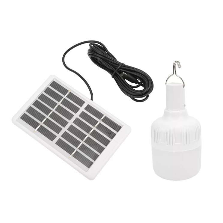 Imagem Lâmpada Led Solar Portátil - Iluminação De Acampamento