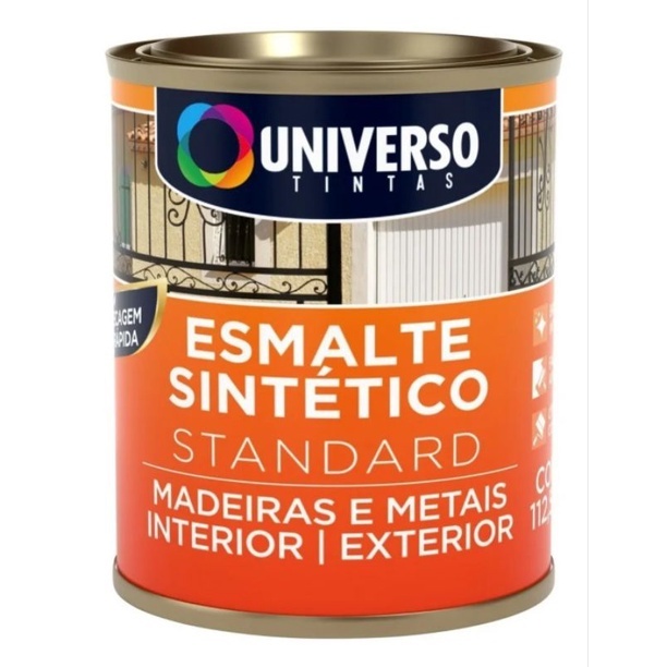 Tinta Esmalte/Óleo Sintético 112ml ( MADEIRA, METAL, FERRO ) Diversas Cores - UNIVERSO em Oferta na Shopee