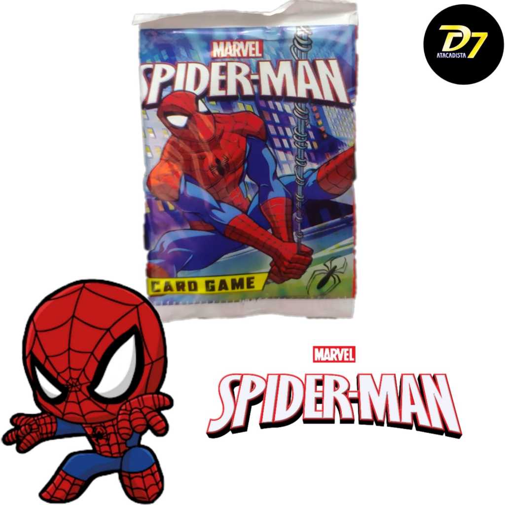 kit Cards figurinhas do SPIDER-MAN / HOMEM ARANHA para bater 100/ 200/ 400/ 800 / NÃO E PARA ÁLBUM
