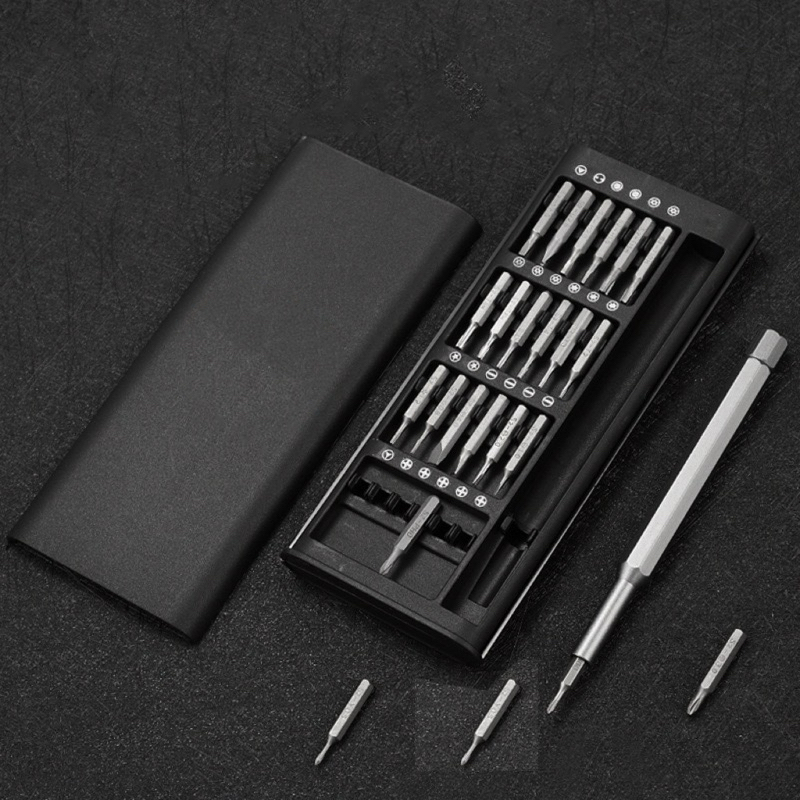 Kit Ferramenta Chave Magnética Precisão 24 Peças Reparos Iphone Android Pc