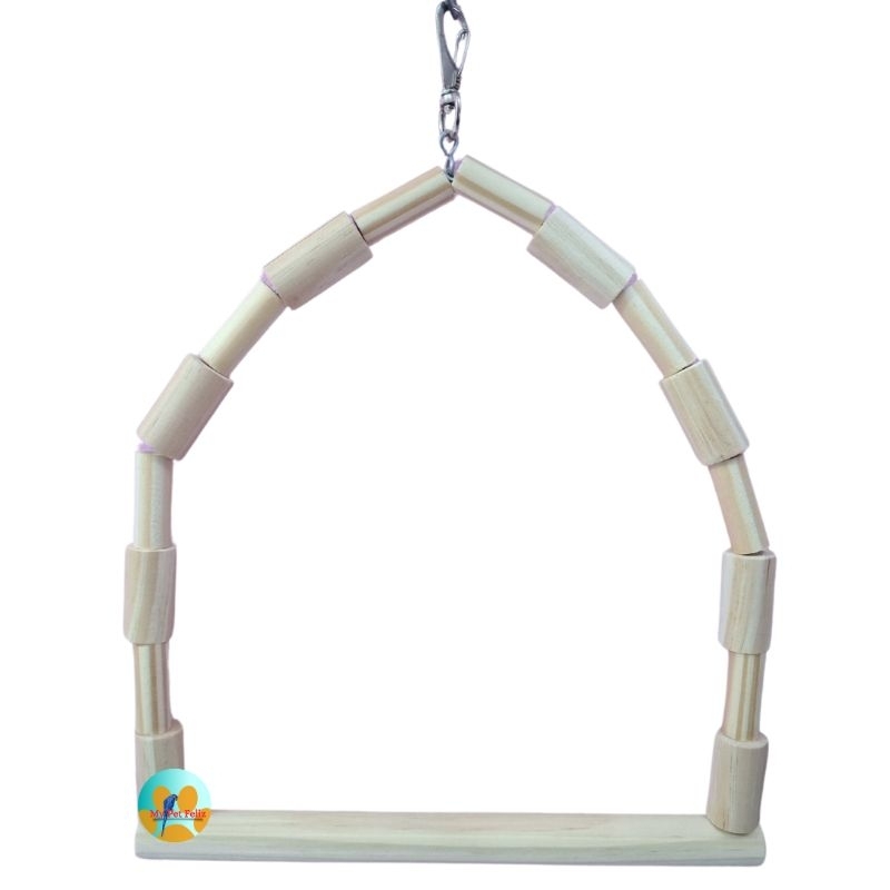 Balanço para papagaio - brinquedo papagaio - balanço ararajuba - balanço ring neck - balanço loris - balanço papagaio ecletismo natural