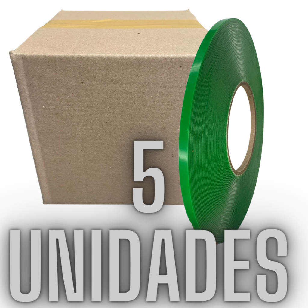 Fita Dupla Face Extra Forte 9mm X 20M Pronta Entrega - kit 5 rolos em Oferta na Shopee