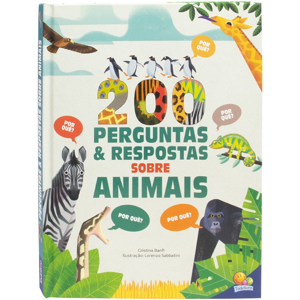 Livro 200 Perguntas e Respostas sobre Animais