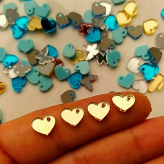 50 Pingente Acrílico 1 cm em Oferta na Shopee