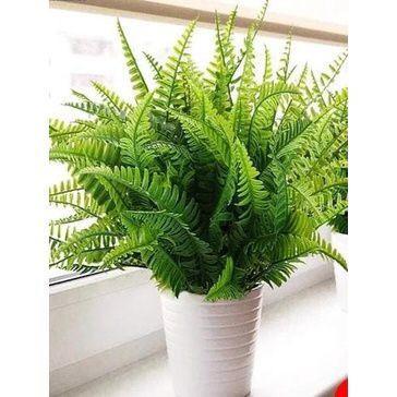 kit 2 Plantas matinho de folha Samambaia Artificial Floral Folhagem P/ Decoração Casamento, Arranjos, Decorar Festas mato e planta verde