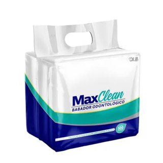 Babador Odontológico Descartável MaxClean com 100 unidades em Oferta na Shopee