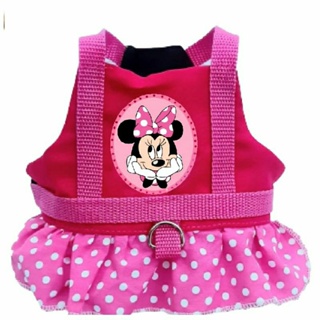 Coleira Peitoral com Guia ajustável para Cachorro cor Rosa em Oferta na Shopee