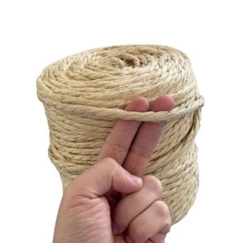 Corda De Sisal 6mm - ESCOLHA O TAMANHO - Para Artesanatos - Arranhadores - Enfeites - Similares. em Oferta na Shopee